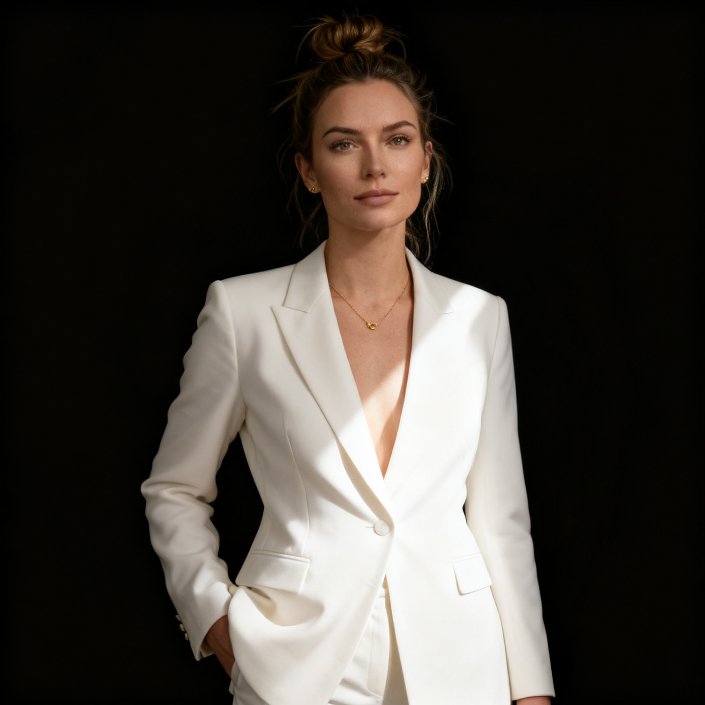 Рука в кармане, YSL стиль